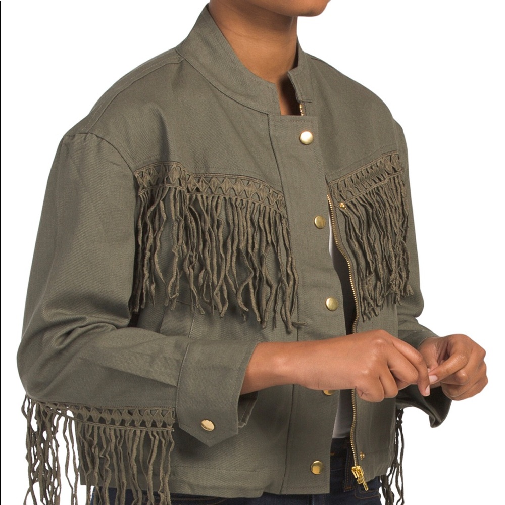 🔥Paperheart western style fringe jacket🔥